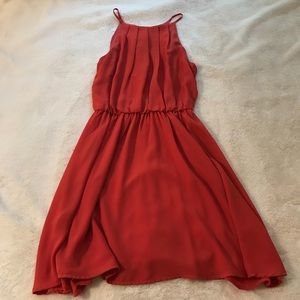 Francesca’s- Burnt Orange Lush Dress